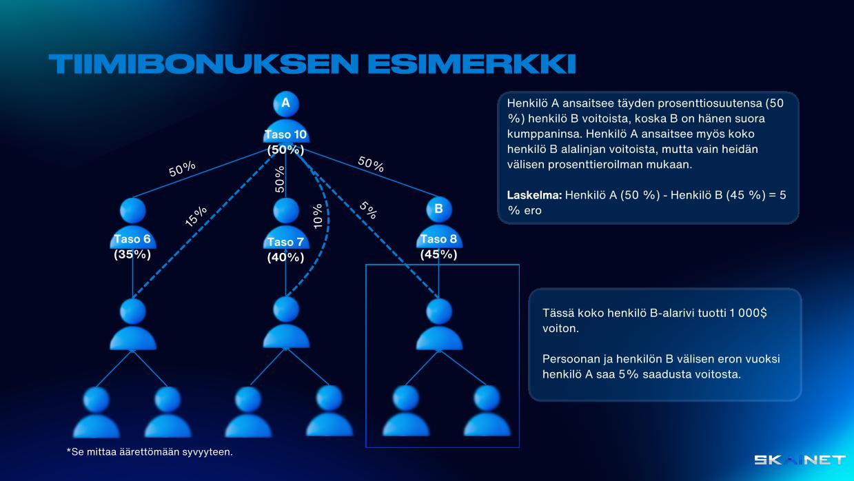 ESIMERKKI TIIMIBONUKSESTA